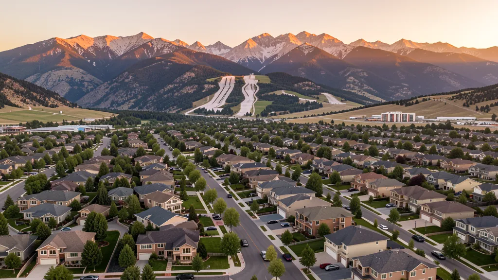 Aerial view of Cottonwood Heights, UT showing the local landscape and terrain relevant to aerial imaging operations