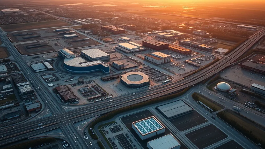 Aerial view of Dearborn, MI showing the local landscape and terrain relevant to aerial imaging operations