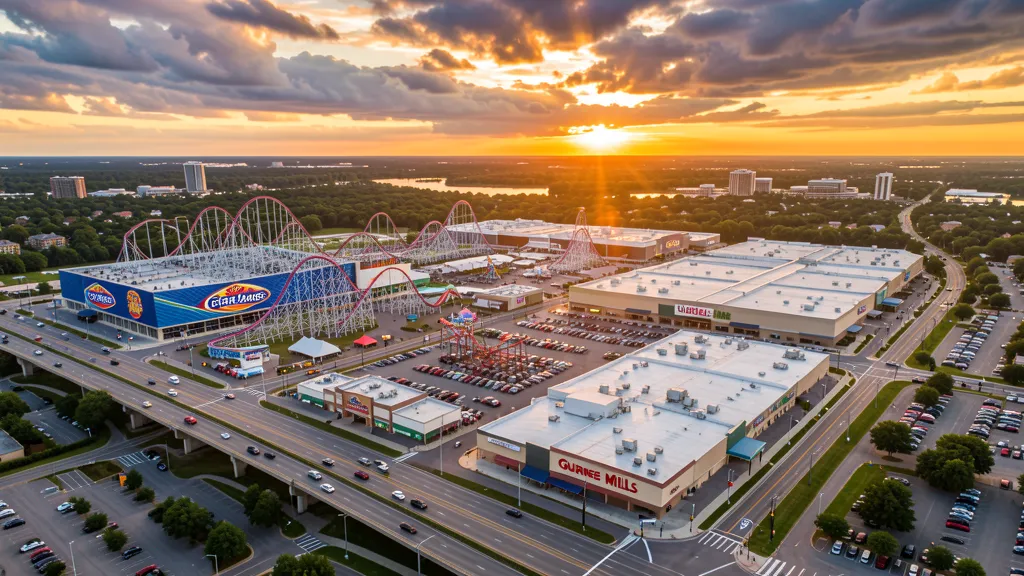Aerial view of Gurnee, IL showing the local landscape and terrain relevant to aerial imaging operations