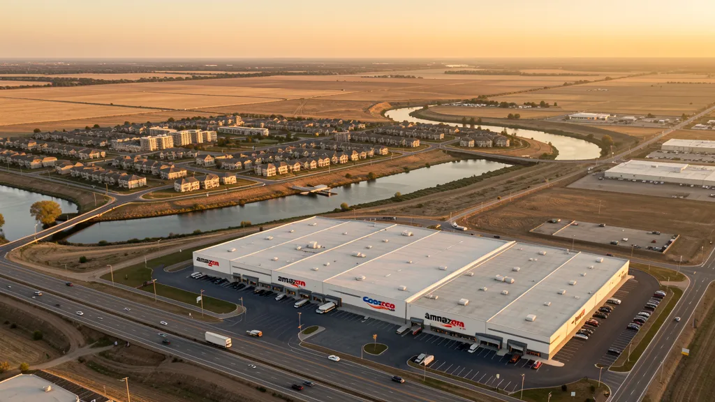 Aerial view of Lathrop, CA showing the local landscape and terrain relevant to aerial imaging operations