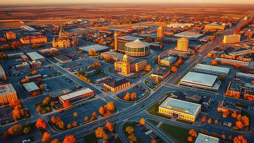 Aerial view of Tinley Park, IL showing the local landscape and terrain relevant to aerial imaging operations